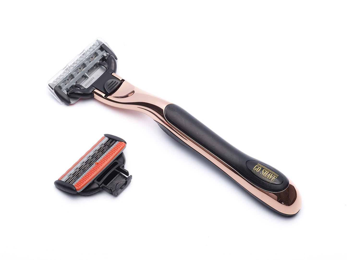Barberskaft fra Goshave. Varianten er Golden. Barbergrej på abonnement.