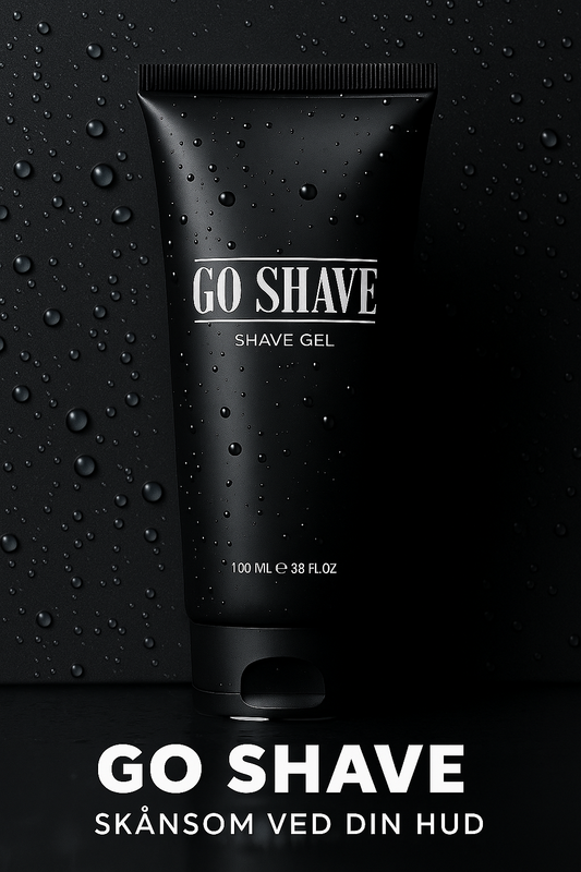 Skånsom shave gel med A- og E-vitamin og sheasmør, der garanterer en blød og glat barbering.